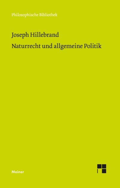 Naturrecht und allgemeine Politik