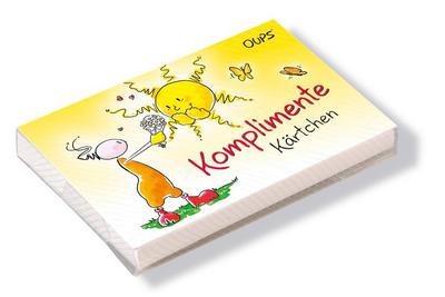 Oups Kärtchenbox - Komplimente Kärtchen