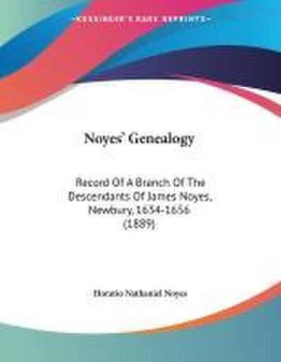 Noyes’ Genealogy