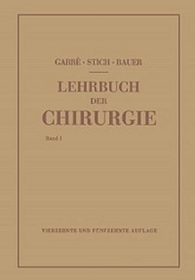 Lehrbuch der Chirurgie