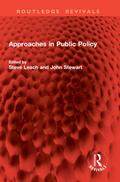 Approaches in Public Policy