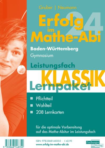 Erfolg im Mathe-Abi 2024 Lernpaket Leistungsfach ’Klassik’ Baden-Württemberg Gymnasium, 3 Teile