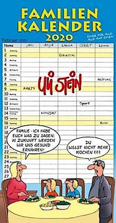 Uli Stein Familienkalender 2020