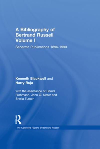 A Bibliography of Bertrand Russell