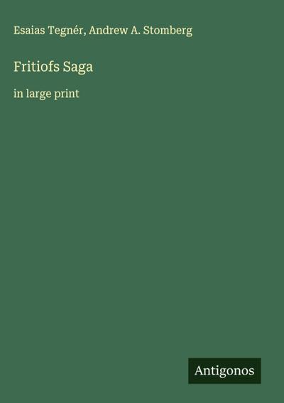 Fritiofs Saga
