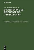 Allgemeiner Teil, Hälfte 1