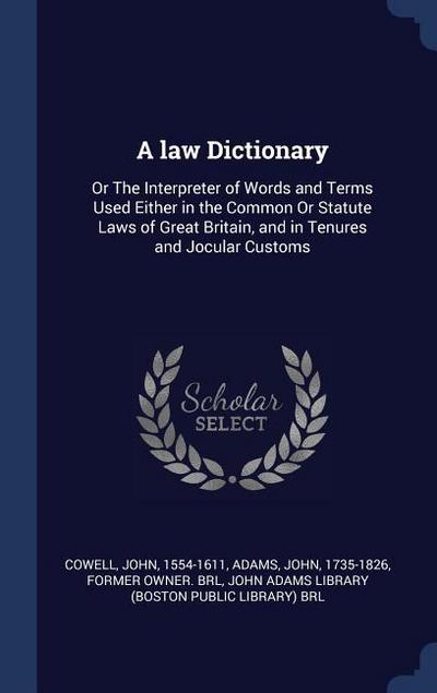 A law Dictionary