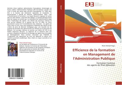 Efficience de la formation en Management de l Administration Publique - Ilham Ahmed Hagui