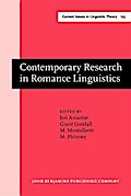 Contemporary Research in Romance Linguistics