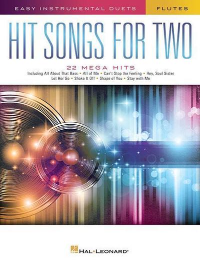 Hit Songs For Two Flutes -For Two Flutes- (Book)