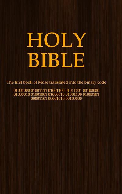 Holy Bible (binary code)