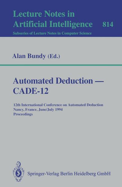 Automated Deduction - CADE-12
