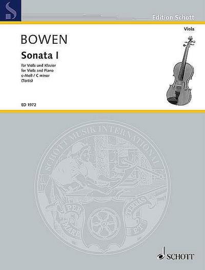 Sonata Nr. 1 c-Moll op. 18für Viola und Klavier