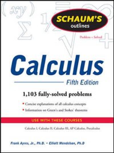 Schaum’s Outline of Calculus, 5ed