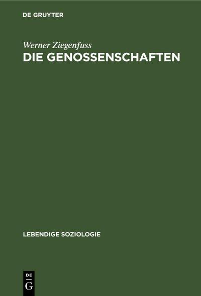 Die Genossenschaften