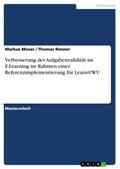 Verbesserung der Aufgabenvalidität im E-Learning im Rahmen einer Referenzimplementierung für Learn@WU