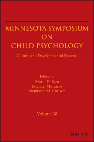 Culture and Developmental Systems, Volume 38