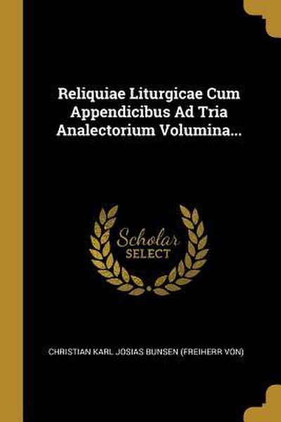 Reliquiae Liturgicae Cum Appendicibus Ad Tria Analectorium Volumina...