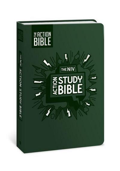 The NIV Action Study Bible, Leathersoft, Forest, Full Color
