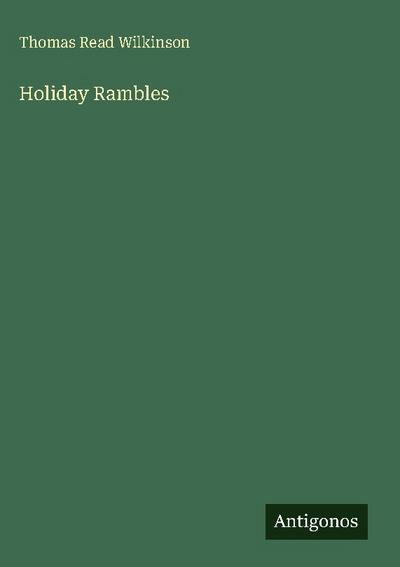 Holiday Rambles