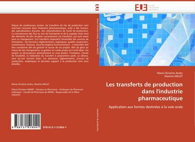 Les transferts de production dans l’’industrie pharmaceutique