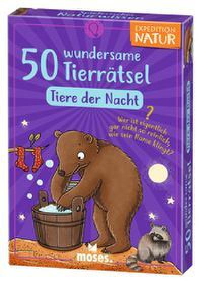 50 wundersame Tierrätsel - Tiere der Nacht