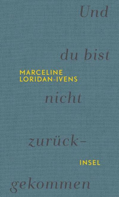 Und du bist nicht zurückgekommen