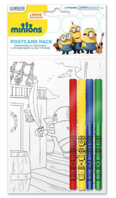 Schreibset Minions (Stifte, Postkarten)