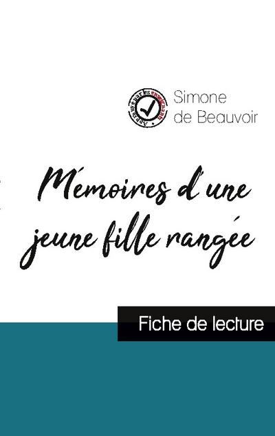 Mémoires d’une jeune fille rangée (fiche de lecture et analyse complète de l’oeuvre)