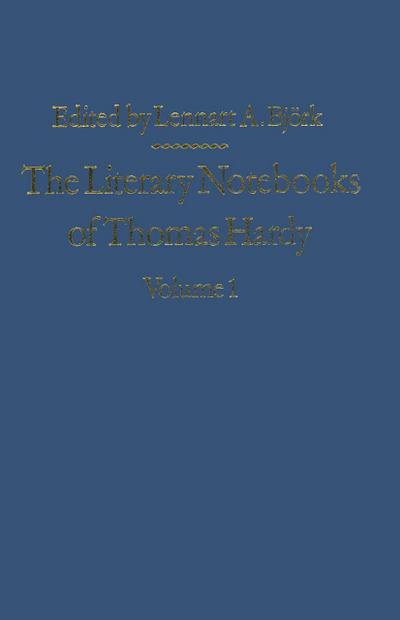 The Literary Notebooks of Thomas Hardy