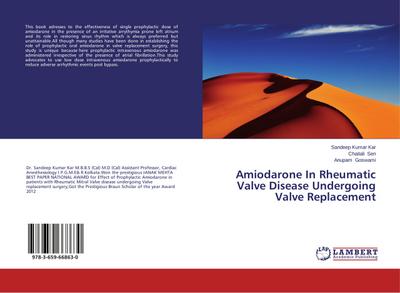 Amiodarone In Rheumatic Valve Disease Undergoing Valve Replacement