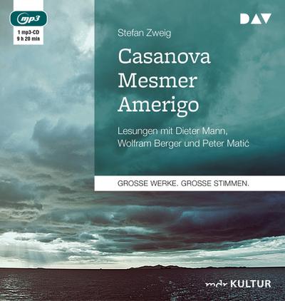 Casanova - Mesmer - Amerigo, 1 Audio-CD, 1 MP3
