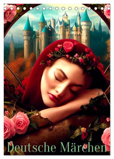 Deutsche Märchen (Tischkalender 2026 DIN A5 hoch), CALVENDO Monatskalender