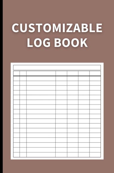 Customizable Log Book