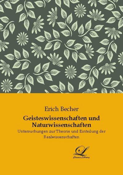 Geisteswissenschaften und Naturwissenschaften