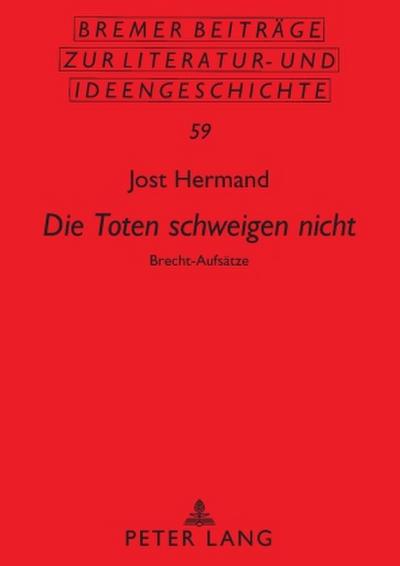 ’Die Toten schweigen nicht’