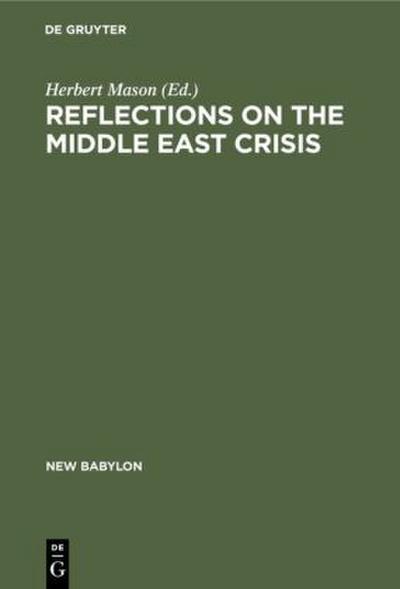 Reflections on the Middle East crisis