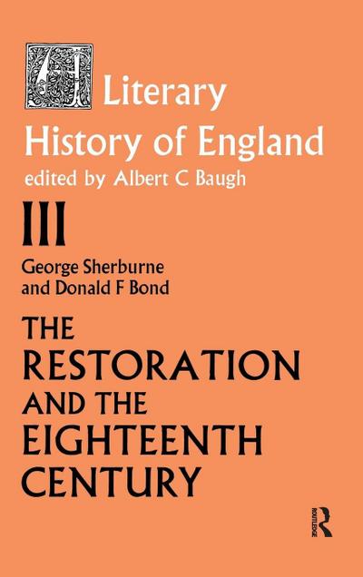 The Literary History of England