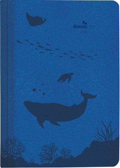 Buchkalender Nature Line Ocean 2024 - Taschen-Kalender A5 - 1 Tag 1 Seite - 416 Seiten - Umwelt-Kalender - mit Hardcover - Alpha Edition