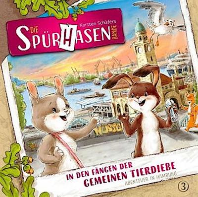 Die Spürhasen-Bande - In den Fängen der gemeinen Tierdiebe, 1 Audio-CD