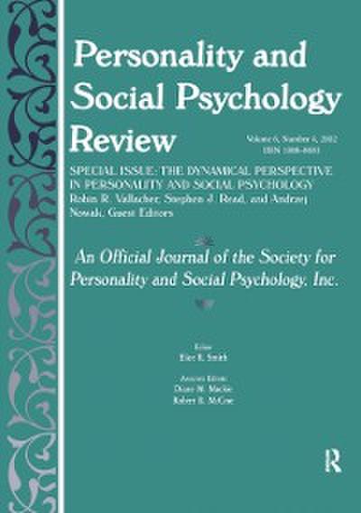 Dynamic Perspective in Personality and Social Psychology