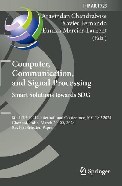 Computer, Communication, and Signal Processing. Smart Solutions Towards SDG