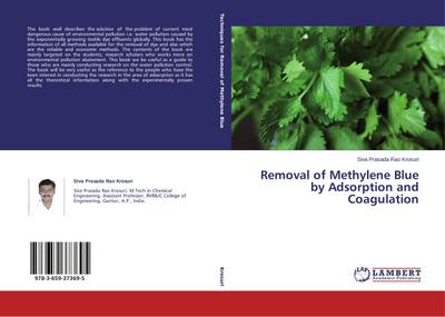Removal of Methylene Blue by Adsorption and Coagulation