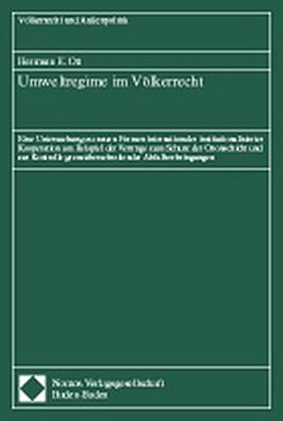 Umweltregime im Völkerrecht