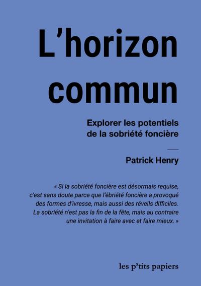 L’horizon commun