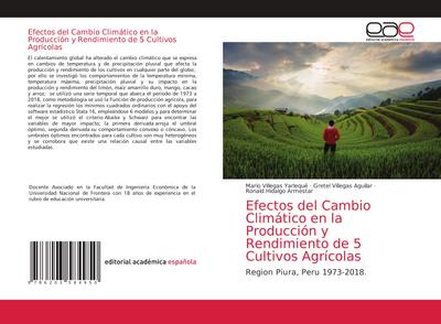 Efectos del Cambio Climático en la Producción y Rendimiento de 5 Cultivos Agrícolas