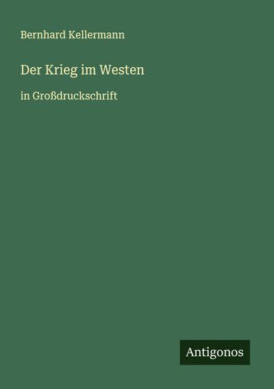 Der Krieg im Westen