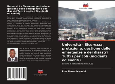 Università - Sicurezza, protezione, gestione delle emergenze e dei disastri Tutti i pericoli (incidenti ed eventi)