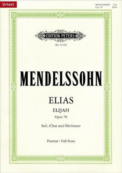 Elijah Op. 70 (Urtext) Full Score