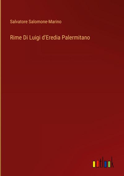 Rime Di Luigi d’Eredia Palermitano